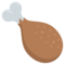Poultry Leg emoji on Emojione